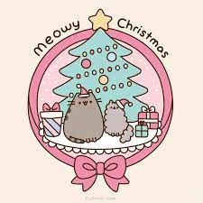 Pusheen Christmas, Christmas Animated Gif, Pusheen Cute, Christmas Memes, Kawaii Christmas, Pusheen Cat, Cute Christmas Wallpaper, Black Christmas Trees, Meowy Christmas