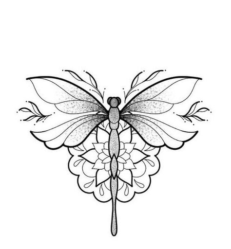 Dragonfly Throat Tattoo, Mine Tattoo, Ladies Tattoo, Dragonfly Tattoo Design, Tattoo Dotwork, Stencil Outline, Throat Tattoo, Tattoo Stencil Outline, Dragonfly Tattoo