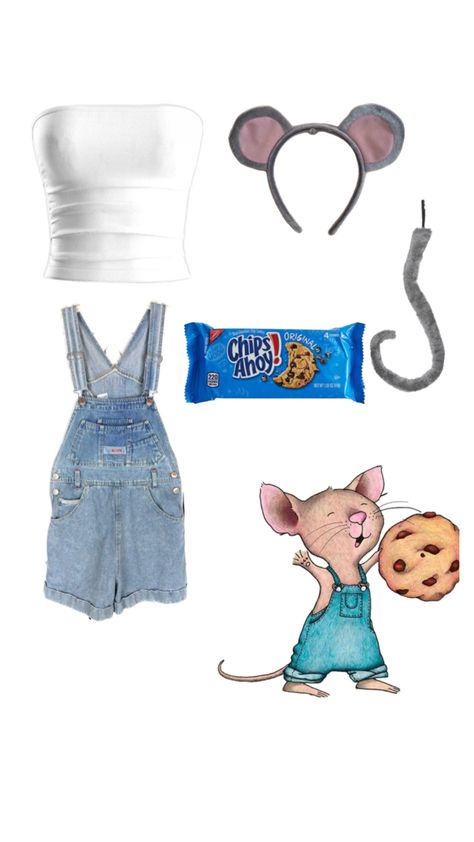 Halloween Costumes With Overalls, Casual Halloween Costumes, Stylish Halloween Costumes, Mouse A Cookie, Classy Halloween Costumes, Trio Halloween Costumes, Halloween Coustumes, Hot Halloween Outfits, Clever Halloween Costumes