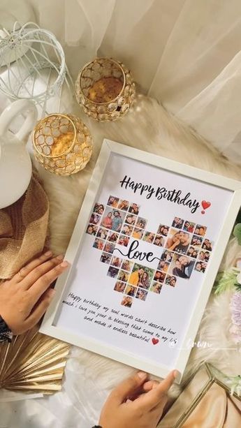 Best Friends Photoframe Ideas, Couple Birthday Decoration Ideas, Photo Frame Design Creative Diy Crafts, Photo Frame Couple Gift Ideas, Couple Photo Collage Ideas Frame, Photo Frem For Couple, Couple Photoframe Ideas, Couples Photo Frame Gift Ideas, Photo Frame Ideas For Couples