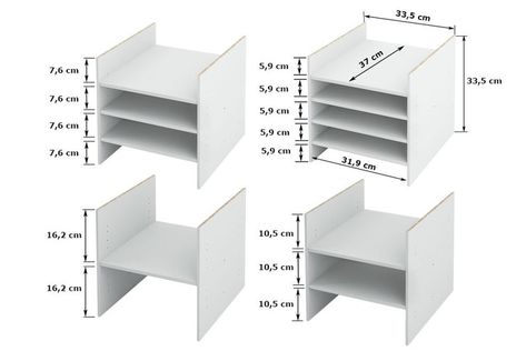 Kallax Shelf Insert, Cardboard Drawers, Ikea Kallax Shelf, Shelf Insert, Ikea Crafts, Kallax Shelf, Shelf Dividers, Ikea Shelves, Ikea Kallax