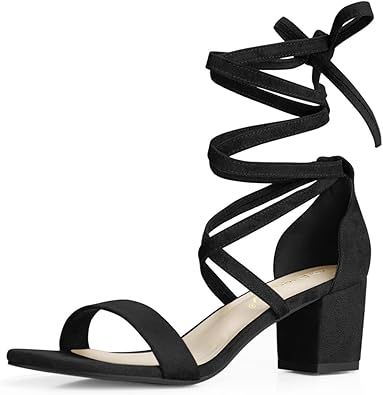 Heel Sandals Outfit, Chunky Heels Casual, Back To School Shoes, Women's Shoes Accessories, Sandals Outfit, Womens Chunky Heels, Chunky Heels Sandals, Prom Shoes, Lace Up Heels