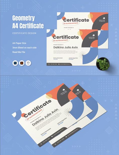 Certificate Design Inspiration, Conference Agenda, Certificate Layout, Agenda Design, Achievement Certificate, Diploma Design, Corporate Fonts, Document Design, Certificate Design Template