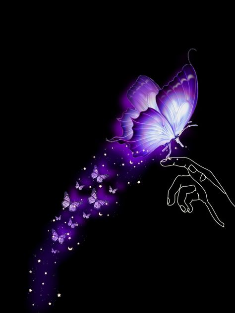 #butterfly #love #hand #magic #wallpaper #hdwallpaper #edit #glitter Scythe Reference, Cosmic Butterfly, Magic Butterflies, Connecting Tattoos, Hand Magic, Mystical Butterfly, Magic Butterfly, Magic Wallpaper, Butterfly Magic