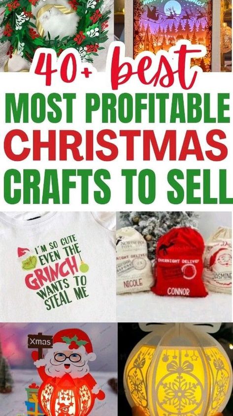 Diy Christmas Gifts Sublimation, Crafts To Make With Cricut To Sell, Christmas Ideas To Make And Sell, Holiday Cricut Ideas, Easy Christmas Crafts To Sell Diy Ideas, Christmas Gifts To Make And Sell, Christmas Sublimation Ideas To Sell, Easy Cricut Gift Ideas, Cricut Cardstock Projects Christmas