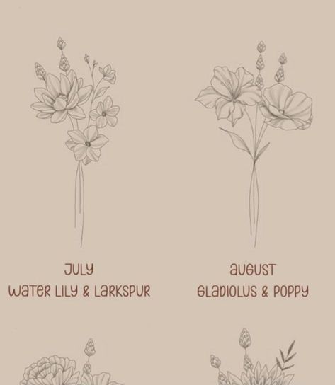 Larkspur And Lily Tattoo, Delicate Water Lily Tattoo, Larkspur And Waterlily Flower Tattoo, Delphinium And Water Lily Tattoo, Birth Flower Tattoo July, July Birth Flower Tattoo Fine Line, Water Lily And Larkspur Tattoo Design, Water Lily Larkspur Tattoo, Water Lily And Poppy Tattoo