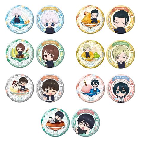 Pin Printable, Jjk Chibi, Chibi Illustration, Pins Button, Pin Template, Anime Printables, Anime Crafts, Ghibli Art, Button Badge