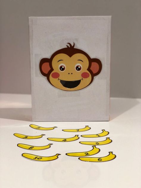 Banana Preschool Activities, Banana Activities For Kids, Monkey Preschool Activities, Monkey Activities For Toddlers, Banana Craft Preschool, Banana Crafts For Kids, Monkey Activities For Preschool, Banana Activity, Monkey Craft Preschool