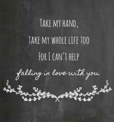 21 Best Valentine's Day 2019 Love Quotes And Song Lyrics For Instagram Caption Ideas | YourTango Take My Hand Quotes, Tattoo Couple Ideas Relationships, Tattoo Quotes Italian, Instagram Captions Songs, Captions For Instagram Love, Fiance Quotes, Love Marriage Quotes, Best Valentines Day Quotes, Hand Quotes