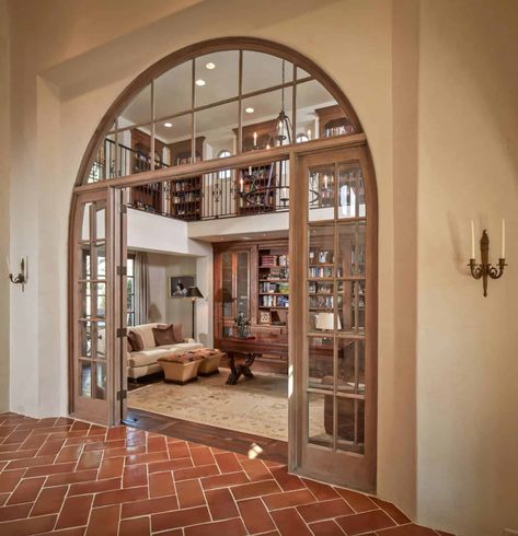 Step inside this incredibly beautiful Mediterranean style home in Texas Spanish Style Home Interior, Tuscan Homes, Spanish Style Architecture, House Flippers, Mediterranean Style Home, Mediterranean Style Homes, Internal Door, Spanish Style Home, Tuscan House