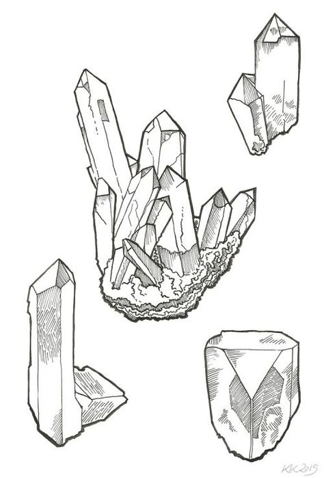 Tattoo Tutorial, Crystal Drawing, Drawing Tattoo, Pen On Paper, Desenho Tattoo, Ink Drawings, Arte Inspo, Art Et Illustration, Crystal Stones