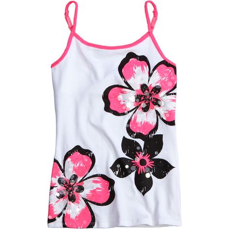 Floral Cami camis ($27) ❤ liked on Polyvore Old Justice Clothes, Justice Clothing 2000s, Justice Girls Clothes, Justice Clothes, 2000s Clothing, Fashion 2000s, Justice Clothing, Cute Nike Outfits, Shop Justice