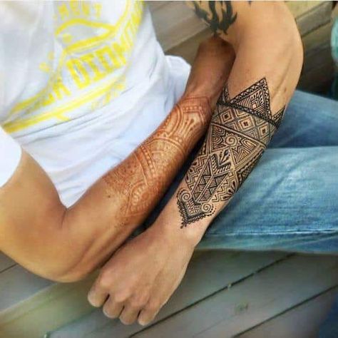 Henna Tattoos For Men, Henna Arm Tattoo, Henna Men, Men Henna Tattoo, Henna Hand Designs, Henna Body Art, Arm Art, Skeleton Hand Tattoo, Henna Tattoo Designs Simple