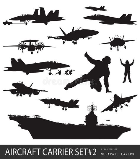 Naval aviation silhouettes. Aircraft carrier and naval aircrafts high detailed s , #spon, #Aircraft, #carrier, #naval, #Naval, #aviation #ad Aircraft Carrier Drawing, 6th October, Naval Aviation, Luxury Private Jets, Navy Aircraft Carrier, Navy Aircraft, Military Aviation, Pedal Cars, Aviation Art