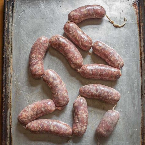 Homemade Venison Italian Sausage Recipe Goat Sausage Recipe, Lamb Sausage Recipes, Venison Italian Sausage, Recipes Using Venison, Lamb Breakfast, Venison Sausage Recipes, Italian Sausage Recipe, Lamb Sausage, Sausage Making Recipes