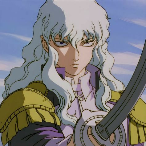 Guts Griffith, Berserk Anime, Hair, Anime, On Instagram, White, Instagram