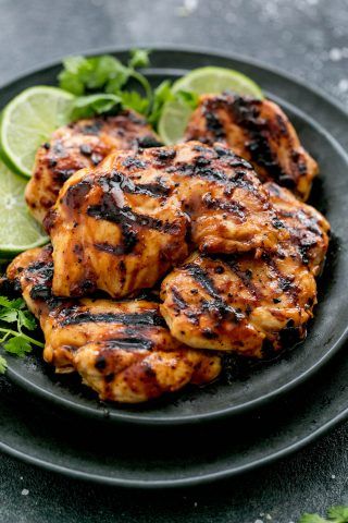 Grilled Chili Lime Chicken is made with tender and juicy grilled chicken with the best chili lime marinade!  This is ... Best Ever Chili, Paleo Grilled Chicken, Chili Lime Marinade, Simple Grilled Chicken, Indoor Grill Recipes, Lime Marinade, Juicy Grilled Chicken, Grilled Kabob Recipes, Grilled Chicken Recipes Easy