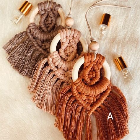 ✨ Elevate Your Style On-the-Go! 🌿 Swipe through to discover our versatile macrame charms, perfect as car diffusers or bag accessories! 🚗👜💫 Available in 7 unique patterns and a variety of colors, these handmade beauties add a touch of boho chic wherever you go. Which pattern is your favorite? Let us know in the comments! 👇 🧵 Crafted with love 🌈 Customizable colors 🌟 Perfect for cars and bags 🌸 Doubles as an oil diffuser 🔖 DIY kits available for parties and wholesale orders Don’t miss out on... Oil Diffuser Diy, Macrame Car Diffuser, Macrame Diffuser, Diffuser Diy, Macrame Headband, Home Diffuser, Mountain Flowers, Macrame Colar, Simple Macrame