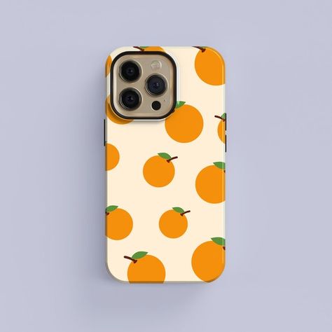 Fruit Minimalist, Aesthetic Mobile, Orange Phone Case, Mum And Daughter, Flower Mobile, Case Ideas, Orange Aesthetic, Unique Phone Case, Orange Fruit