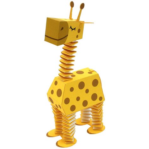 Paper Zoo: Giraffe,Toys,Paper Craft,Spring,Zoo,Animals,giraffe,Moving Craft Giraffe, Paper Giraffe, Zoo Giraffe, Giraffe Crafts, Craft Printables, Giraffe Toy, Airplane Toys, Paper Toy, Paper Animals