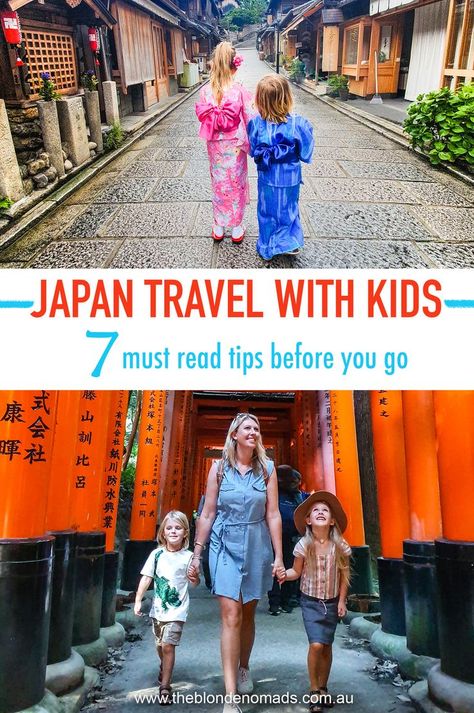 7 must read tips before you go to Japan with kids Tokyo With Kids, Japan With Kids, Japan Holiday, Rainbow Fairy, Japan Holidays, Vacation Quotes, Family Vacation Destinations, Japan Trip, Tokyo Travel