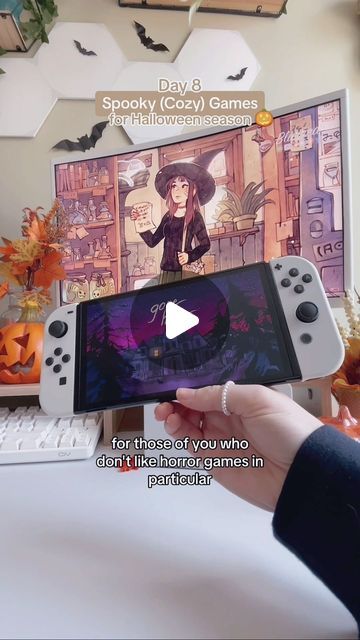 Reni 🦊 | Cozy Games on Instagram: "Day 8 of spooky (cozy) games for Halloween! 🎃🍁👻 Today: Gone Home 🏡 Platforms: PC, Nintendo Switch, PlayStation & Xbox Credits: Artwork at the beginning by @simz.art / Blurred YT channel 🫶🏻 #cozygames #halloween #halloweengames #nintendo #cozygaming #cozygamingcommunity #gaming #instagaming #cozygamingsetup #pcgaming #onlinegaming #games #videogames #nintendoswitch #nintendoswitchlite" Good Switch Games, Spooky Switch Games, Spooky Nintendo Switch Games, Witchy Switch Games, Nintendo Switch Horror Games, Witchy Nintendo Switch Games, Nintendo Switch Cozy Games, Simz Art, Cozy Nintendo Switch Games