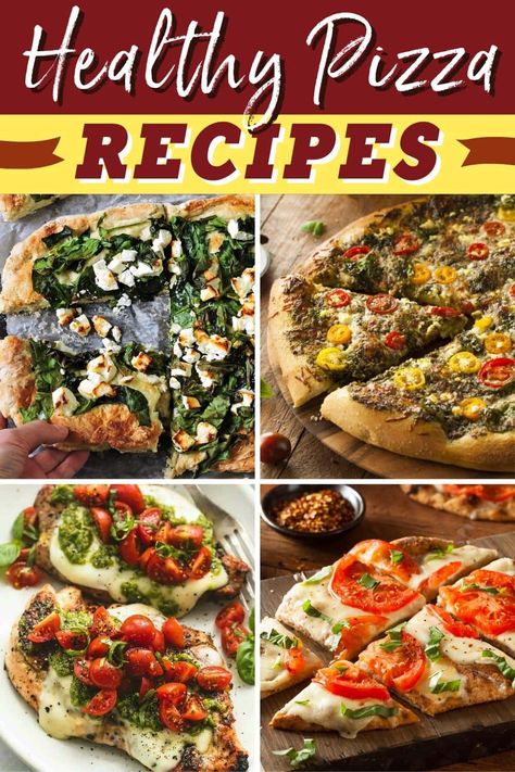 Low Cholesterol Pizza Recipes, Heart Healthy Pizza Recipe, Clean Eating Pizza, Spinach Pizza, Seafood Pizza, Healthy Pizza Recipes, Unique Pizza, Cardiac Diet, Veggie Pizza