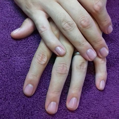 Male manicure MANicure @nebularosenails follow me on instagram Nails Before Males, Clear Nails Men, Men Clear Nails, Males With Nail Polish, Men Manicure Clear, Male Manicure, Male Grooming, Nail Manicure, Manicure And Pedicure