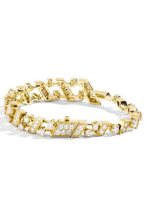 Luxurious diamond bracelet inspired by Fifth Avenue NYC. 18K Gold Fifth Avenue Diamond Bracelet. Asymmetrical lines and dazzling diamonds create a chic bracelet which enhances any look. Explore our Pinterest Board for more ideas and in-depth details on Marmalade. #ChicJewelry #Jewelry #JewelryFinds #FashionAccessories #StyleInspiration #FashionJewelry #TrendyFinds #JewelryAccessories #ChicAccessories #TrendyAdornments Fifth Avenue Nyc, Bracelet Inspired, Chic Bracelet, Chic Jewelry, Marmalade, Chic Accessories, Stunning Jewellery, Pinterest Board, Unique Charms