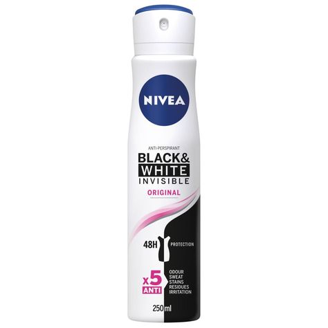 Nivea Deodorant, Deodorant For Women, Ethyl Alcohol, White Clothes, Black Shirts, Anti Perspirant, Sweat Stains, Fresh Skin, Antiperspirant Deodorant