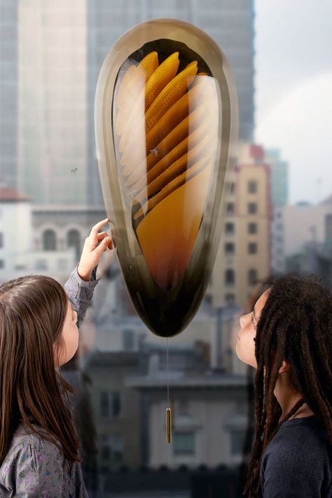 Sweet! Urban Beehive is a Modern Way to Make Honey Indoors via Brit + Co. Urban Beekeeping, Save The Bees, Bees Knees, Cool Tech, City Living, New Energy, Back To Nature, Bee Keeping, Urban Garden