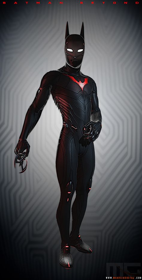 Batman Beyond (from concept) — polycount Batman Beyond Suit, Nightwing Batgirl, Batman Redesign, Batman Suit, Arkham Origins, Batman Concept, Batman Armor, Batman Batman, Greg Capullo