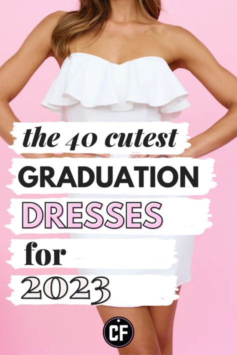 2023 Graduation Dress, Midsize Graduation Dress, Doctorate Graduation Dress, Graduation Outfit Ideas University 2023, Graduation Dresses Masters, Short Graduation Dresses College, Graduation Dress College Mini, Graduation Day Dress Outfit, Graduation Short Dresses