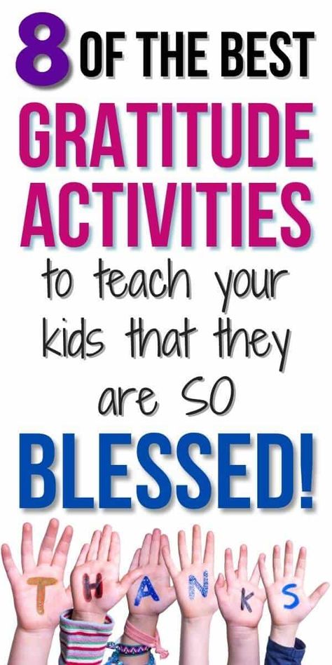 Do you cross your fingers and pray that your kids will be gracious and remember to say thanks when they open birthday gifts? If so, get easy parenting tips for how to teach kids to be grateful and thankful for everything that they have. These gratitude activities for kids are great to do year round with your older and younger kids so they have an "attitude of gratitude" and they realize how fortunate they are! Thankfulness Activities For Kids, Thankfulness Activities, Gratitude For Kids, Gratitude Activities For Kids, Teaching Kids Gratitude, Gratitude Crafts, Thankful Activities, Teaching Gratitude, Devotions For Kids