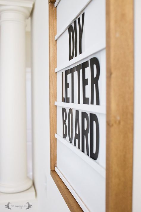 DIY Marquee Letter Board Diy Letter Ideas, Diy Letter Board, Diy Marquee Letters, Diy Calligraphy, Letter Wall Decor, Felt Letter Board, Letter Decor, Letter Boards, Marquee Sign