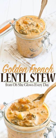 French Lentil Stew, French Lentil Soup, Vegan French, Oh She Glows, French Lentils, Vegan Stew, Vegan Lentil, Lentil Stew, Vegan Soups