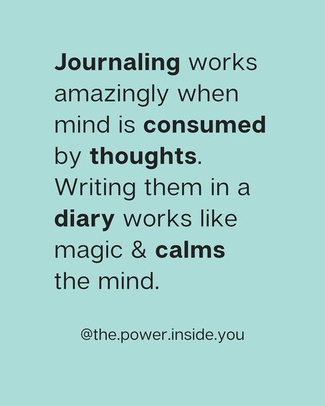 🔹 Meditation doesn’t work for everyone, especially when your mind is always RUNNING with thoughts. 🔹 It’s a great idea to pick your JOURNAL & empty all your thoughts into it. Journaling helps immensely in calming a racing mind down. #meditationtips #journalingcommunity #calmyourmind #racingthoughts #toomanythoughts #stimulated #relaxyourmind Racing Mind, Racing Thoughts, Mindfulness Journal, For Everyone, Meditation, Mindfulness, Writing, Running, Quick Saves