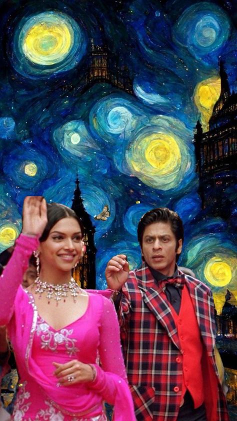 om shanti om Bollywood Wallpaper, Cute Movie Scenes, Cute Hand Tattoos, Film Posters Art, Om Shanti, Om Shanti Om, Van Gogh Art, Cute Emoji Wallpaper, Movie Wallpapers