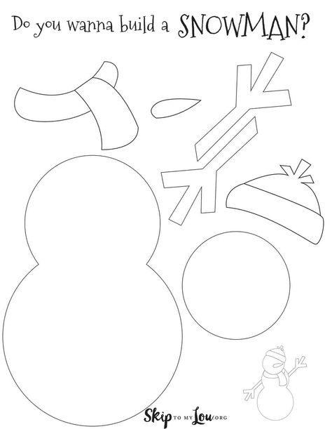 Build A Santa Printable, Build A Snowman Printable, Build A Santa, Snowman Printables, Build Snowman, Printable Snowman Faces, Free Printable Snowman, Snowman Outline, Snowman Template