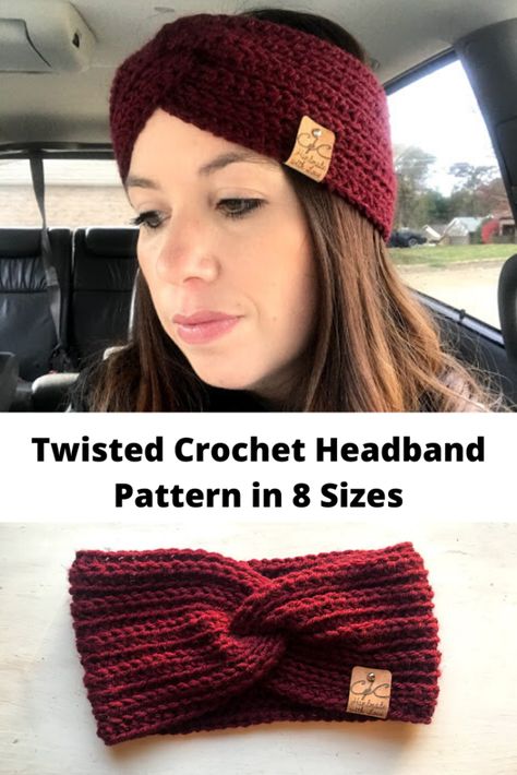 Mainstream Ear Warmer Crochet Pattern - Crochet it Creations Ear Warmer Pattern Free, Easy Christmas Crochet, Crochet Ear Warmer Free Pattern, Crochet Ear Warmer Pattern, Foundation Half Double Crochet, Crochet Headband Pattern Free, Crochet Dog Sweater, Loom Knitting Patterns, Crochet Headband Pattern