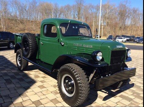 Vintage Roadster, Old Trucks For Sale, Power Wagon For Sale, Custom Fender, Vintage Pickup, Wagons For Sale, Dodge Pickup, Dodge Power Wagon, Dodge Cummins