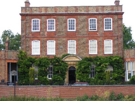 Peckover House and garden is a Georgian town house in Wisbech, Cambridgeshire with an orangery, summer-houses, croquet lawn and rose garden.  The Peckover family lived there for over 150 years and were staunch Quakers. Peckover House, Croquet Lawn, English Homes, English Country Houses, Summer Houses, English House, English Country House, Town House, Country Houses