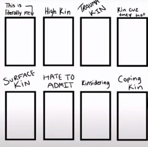 Kin Template, Make Your Own Meme, Personality Chart, Funny Charts, Character Sheet Template, Facebook Templates, Character Template, Aesthetic Filter, Drawing Prompt