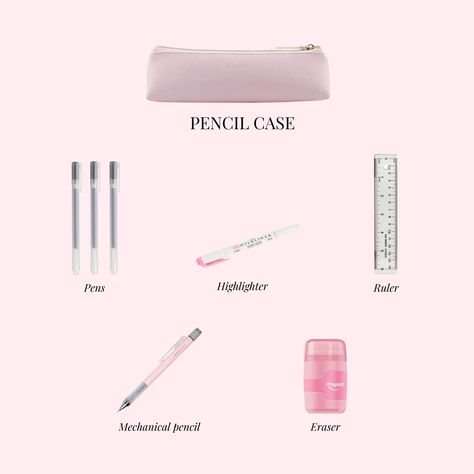 Coquette Pencil Case, Aesthetic Pink Coquette, Coquette Stuff, Pink Pencil Case, School Wishlist, What's In My Backpack, Everyday Bag Essentials, Girly Tingz, School Bag Essentials