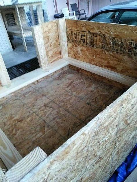 7 Free DIY Whelping Box Plans And Ideas (With Pictures) Diy Whelping Box For Dogs, Welping Box Ideas Puppies, Welping Box Ideas Diy Dog, Whelping Box Ideas, Dog Kennel Plans, Welping Box, Kennel Plans, Puppy Whelping, Dog Breeding Kennels