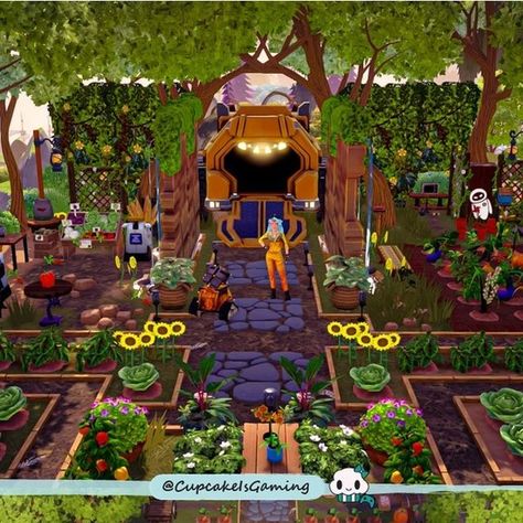 Wall E Dreamlight Valley, Dreamlight Valley Greenhouse, Garden Dreamlight Valley, Dreamlight Valley Ariel, Tiana Dreamlight Valley, Dreamlight Valley Flower Garden, Dreamlight Valley Plaza Layout, Disney Dreamlight Valley Tiana Ideas, Dreamlight Valley Goofy Stall Ideas