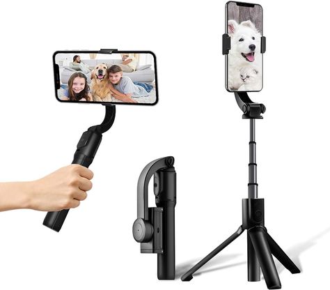 Portable Gimbal with Wireless Remote, Mobile Phone Stabilizer for Vlog Youtuber, Compatible with iPhone and Android Smartphones: Amazon.co.uk: Electronics & Photo Vlogging Youtube, Dji Osmo Mobile, Bluetooth Remote, Support Telephone, Video Accessories, Fill Light, Selfie Stick, Live Stream, Wireless Bluetooth