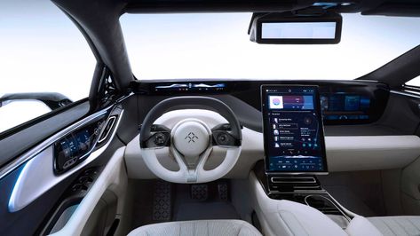 Faraday Future Reveals Lavishly High-Tech FF 91 Interior High Tech Interior, Faraday Future, Car Ui, Bentley Flying Spur, New Luxury Cars, Bollywood Funny, Cinema Experience, Concept Car Design, Head Up Display