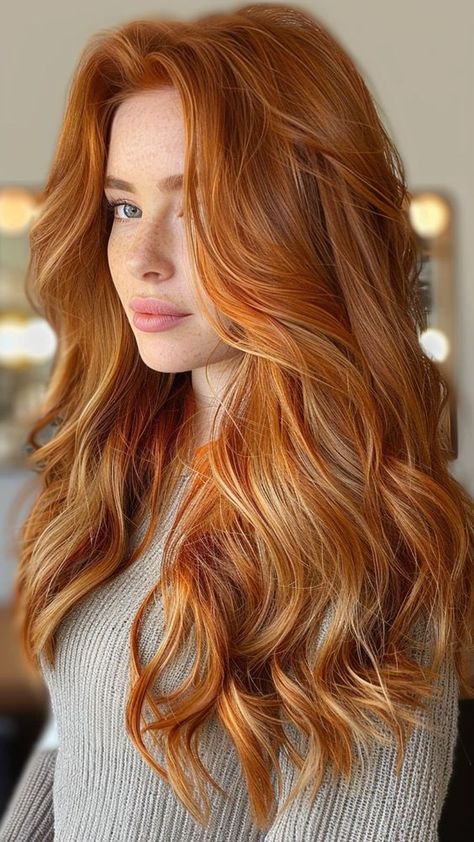 Summer Red Hair Color, Summer Red Hair, Deep Auburn, Haircut Idea, Copper Blonde Hair, Natural Red Hair, Ginger Hair Color, Spring Hair Color, Copper Hair Color