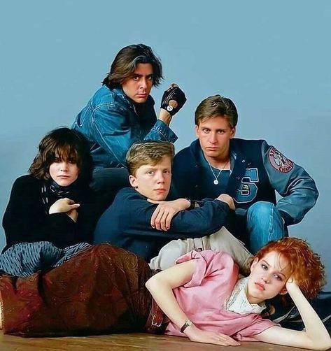 Breakfast Club Photoshoot, Breakfast Club Dance, Bender The Breakfast Club, Judd Nelson Breakfast Club, The Breakfast Club Aesthetic, Breakfest Club, Breakfast Club Cast, John Hughes Films, Breakfast Club Movie